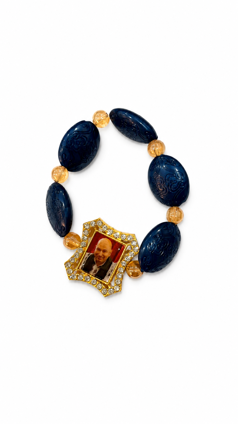 Guru ji Dark Blue bracelet Blessing