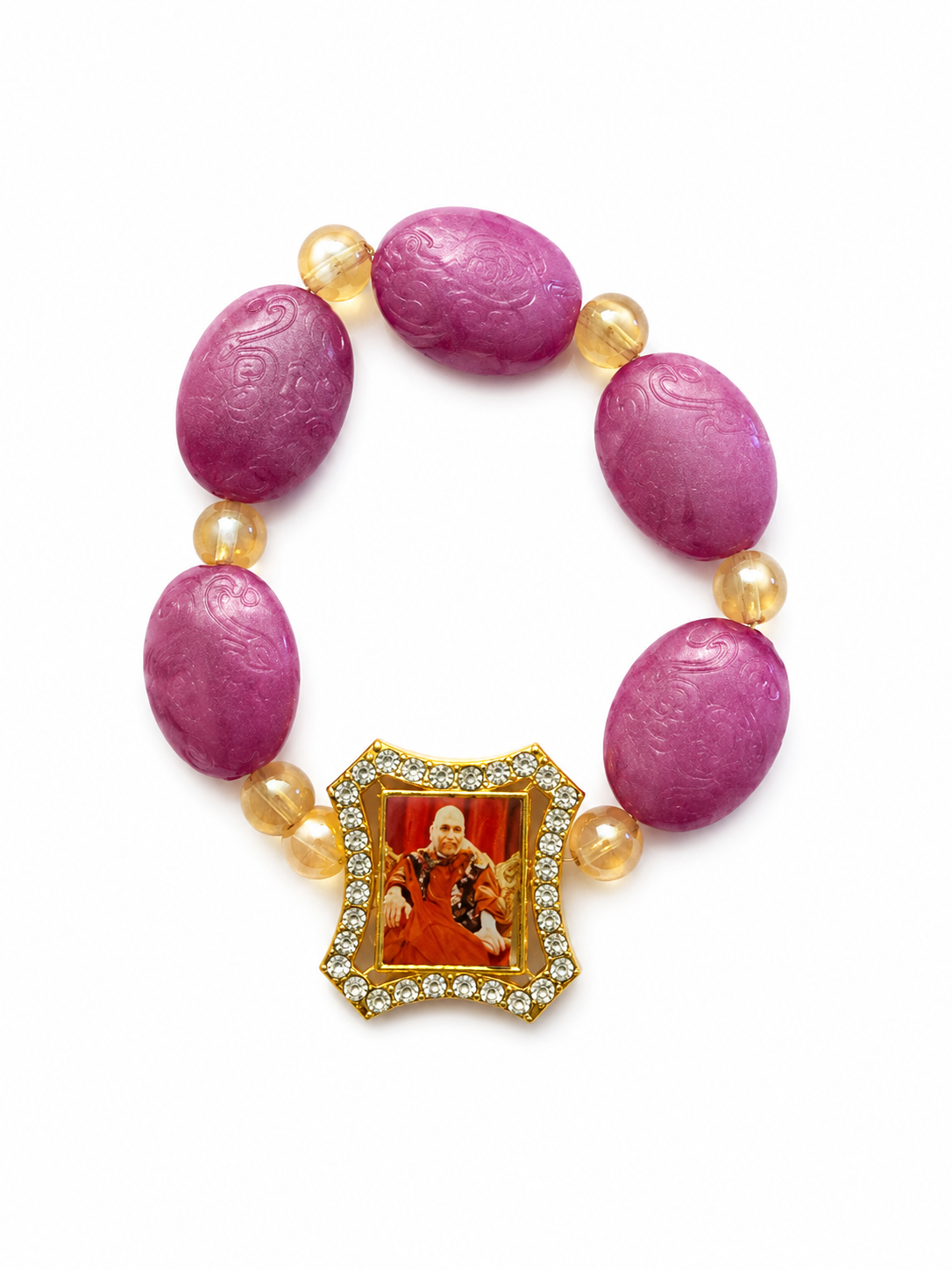 Guru ji Pink  bracelet Blessing