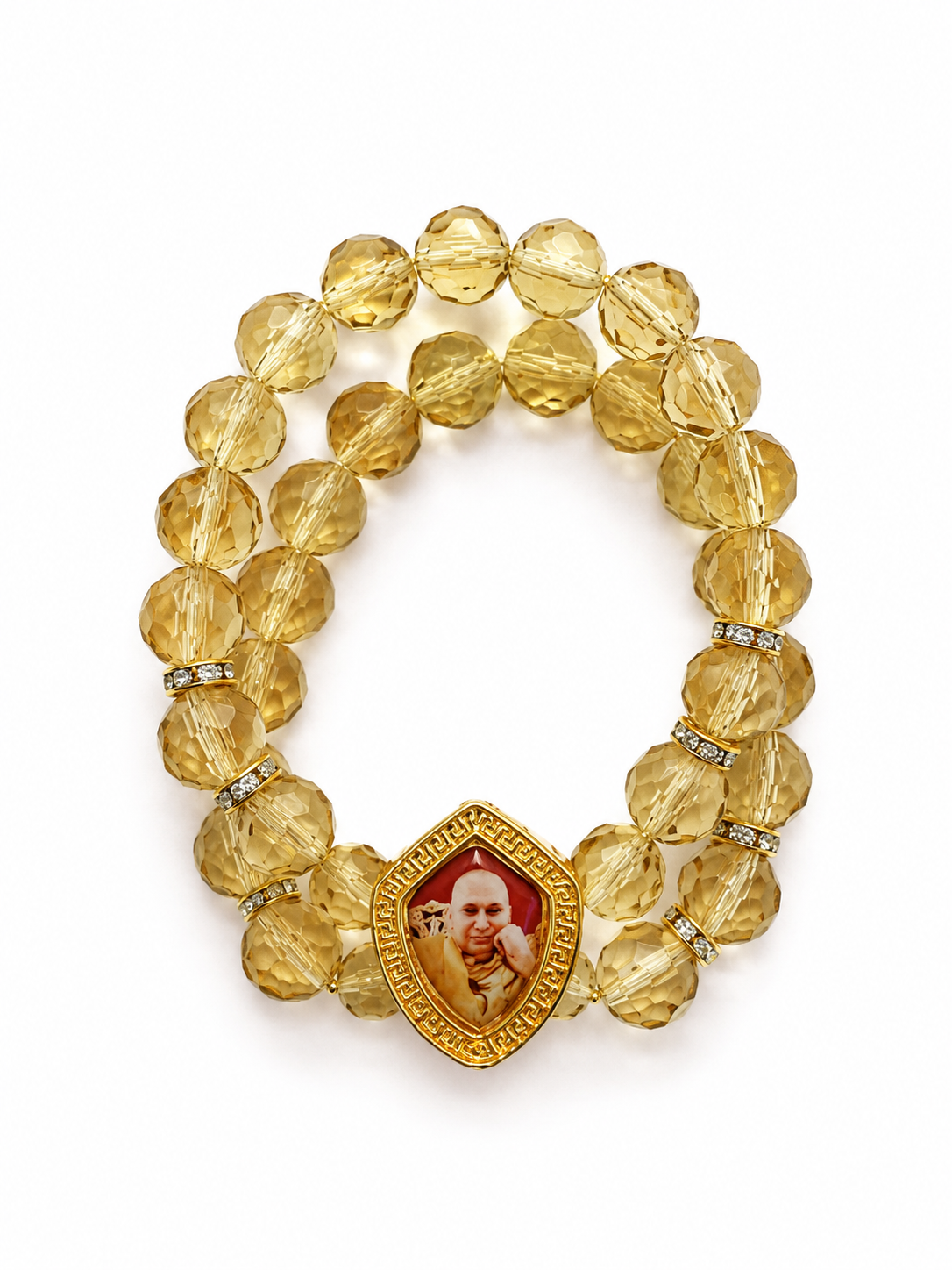 Guru ji Golden beads bracelet Blessing